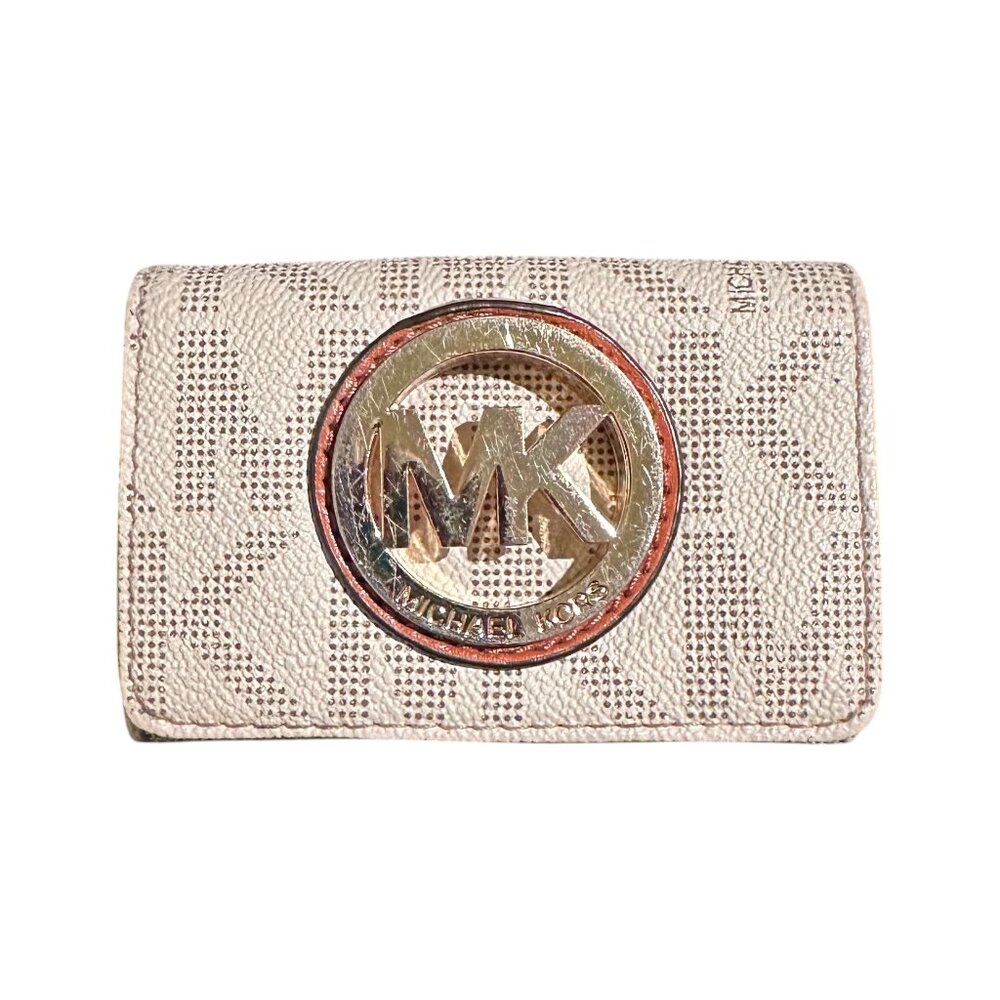 Michael Kors Cream Fulton Snap ID Wallet
